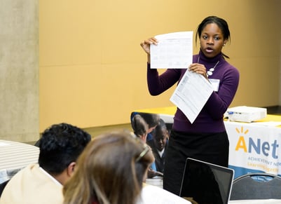 Michelle leading a PD workshop