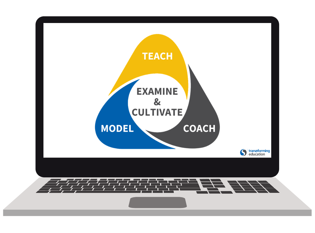 Virtual social emotional learning requires you to teach, coach, and model in order to examine and cultivate strong student social-emotional learning