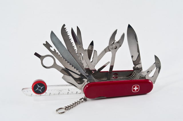 Photo of a swiss army knife